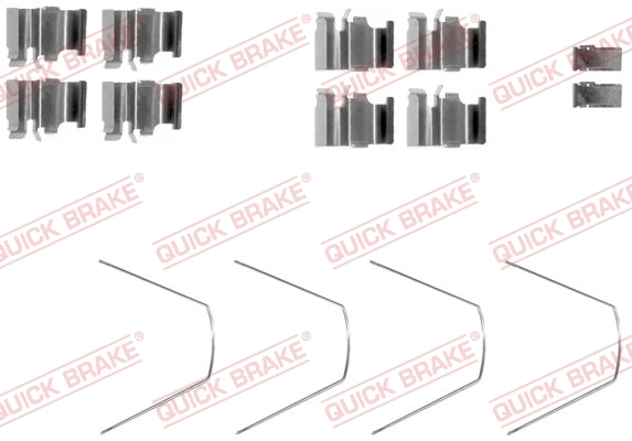 Accessory Kit, disc brake pad